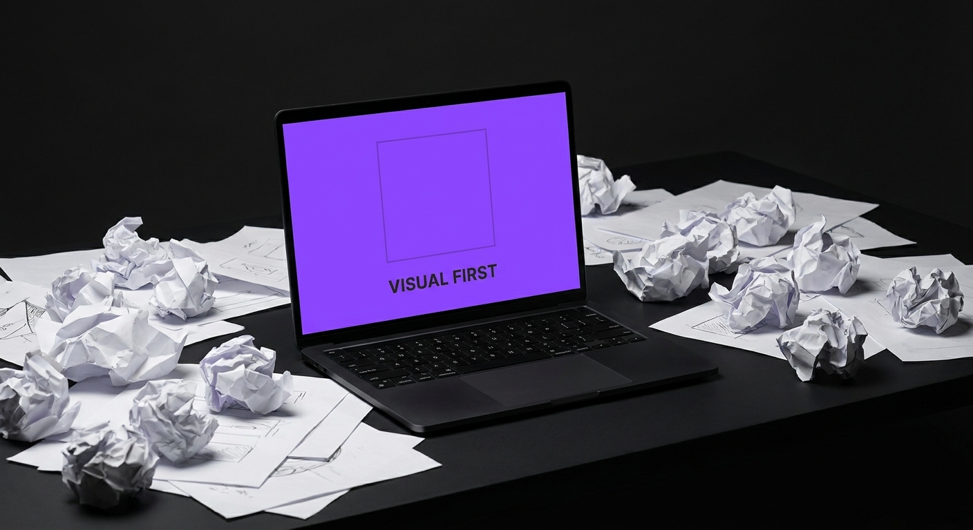 Visual First, Copy Second